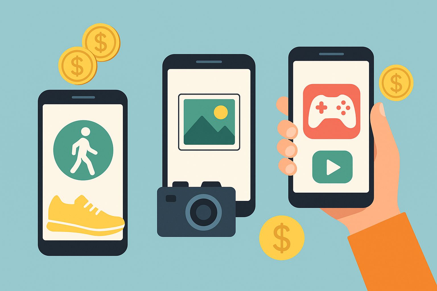 تطبيقات تدفع لك مقابل المشي، التصوير أو اللعب: هل هي حقيقية؟
