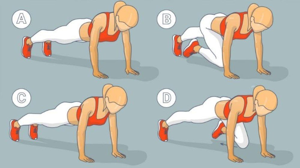 تمرين تسلق الجبال Mountain Climbers