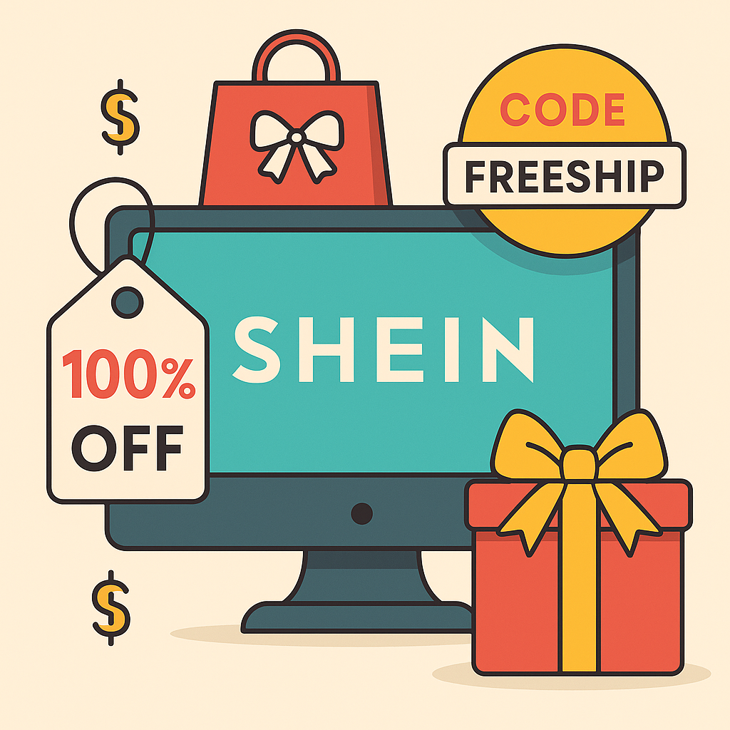 كيف تطلب من SHEIN بشكل مجاني بالكامل؟ أكواد خصم فعالة 100%